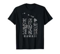Carte hawaïenne Surfer Hilo Maui T-Shirt