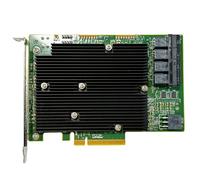 Carte HBA Compatible avec LSI 9300-16i IT Mode, Carte d’Extension PCIe SATA | Double SAS3008, PCIe 3.0 x8, 4× SFF-8643 internes, 16 ports SAS 12Gb/s, Expander SAS, contrôleur HBA pour ZFS TrueNAS unRAID