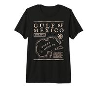 Carte Historique du golfe du Mexique 1672 T-Shirt Haut de Gamme