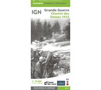 Carte historique - Grande Guerre : Chemin des Dames - 1917 | IGN