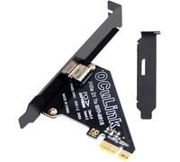 Carte Hôte Pci-Express 4.0 1X Vers Oculink Sff-8612 Sff-8611 Pour Ssd U.2 Egpu,Station D'Accueil Pour Carte Graphique Externe Pcie