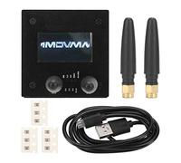 Carte Hotspot Duplex MMDVM Écran d'affichage OLED VHF UHF avec Ventilateur intégré Support Orange Pi YSF NXD P25 YSF DSTAR pour Les opérateurs de radioamateur radioamateur Black