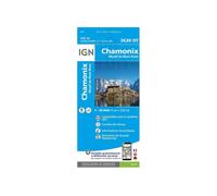 Carte IGN Chamonix-Mont-Blanc 3630OT Bleu TU