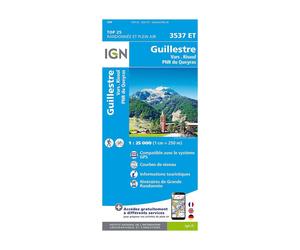 Carte IGN - Guillestre - Queyras