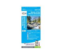 Carte IGN Monte d'Oro Monte Rotondo 4251OT Bleu TU