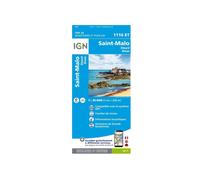 Carte IGN Saint-Malo 1116ET Bleu TU