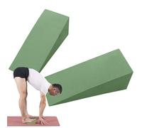 Carte inclinée à inclinaison en mousse - bloc squat pour élongation veau | Coussin de mousse de yoga, civière de cheville, genouillère de thérapie physique, exercice,