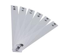 Carte Intercalaire et Séparateur de Disques Vinyle Horizontal avec Film Antipoussière pour Organisation Alphabétique de Disques Vinyle