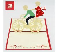 Carte Invitation Mariage Cartes Pop UP 3D Invitations De Mariage Cadeaux Fête Carte Voeux Anniversaire Saint Valentin Postale pour le Bricolage(Style17)