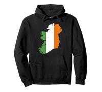 Carte irlandaise et drapeau de l'Irlande Patrimoine de la Saint-Patrick Sweat à Capuche