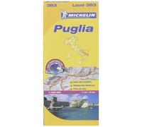 Collectif – Carte départementale Puglia – Échelle 1:200 000 – Broché – Michelin