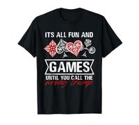 Carte « It's All Fun and Games Wrong Trump » T-Shirt