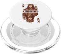Carte Jésus Roi des Rois - Roi de Cœur PopSockets PopGrip pour MagSafe