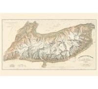 Carte - La chaîne du Mont-Blanc - Géographie nostalgique Edition bilingue français-anglais - Xaver Imfeld - Reliefs Editions - Coffret - Atlas / carte