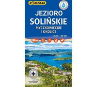 Carte - Lac de Solina, lac de Myczkowieckie 1:25 000