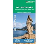 Carte Les Lacs italiens: Lac de Côme, Garde, Iseo, Majeur, Orta