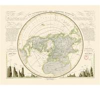 Carte - Lignes isothermes - Géographie nostalgique - Heinrich Berghaus - Reliefs Editions - Coffret - Atlas / carte
