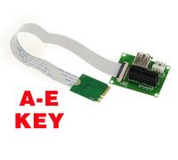 KALEA-INFORMATIQUE Adaptateur M.2 E-Key vers PCIe x1