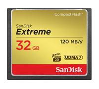 Carte m moire Compact Flash SanDisk Extreme 32 Go UDMA 7 Vitesse jusqu' 120 Mo/s - SDCFXS-032G-X46