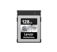 Carte m moire Lexar Professional CFexpress Type B Silver Series 128 Go pour photographes vid astes jusqu' 1750/1300 Mo/s vid o 8K (LCXEX
