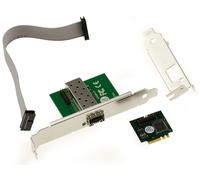 Carte M2 M.2 NGFF E A Key SFP Fibre Gigabit Lan Ethernet 10 100 1000Mbps - CHIPSET INTEL WGI210AS