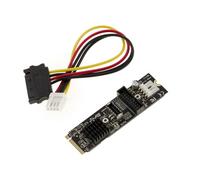 Carte M2 PCIe M Key 2 ports USB3 5G sur connecteur 19 pin et type E CHIPSET USB 3.0 VIA VLI VL805