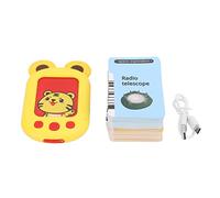 Carte Machine d'éducation précoce Tigre Mignon Jouets d'apprentissage électroniques avec 224 Mots à Vue Traduction Anglaise pour garçons Filles Enfant en Bas âge éducatif