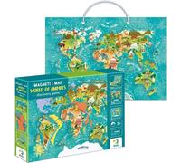 Carte magnétique du monde animal