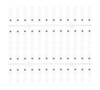 Carte Magnétique pour Ongles 48 Pièces, Nuancier de Présentation | Plastique et Aimant, Détachement Simple et Remplacement Rapide, Format Compact pour Apprentissage et Pratique