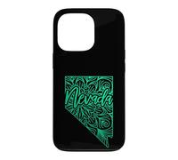 Carte Mandala Florale Nevada Carson City US Coque pour iPhone 13 Pro