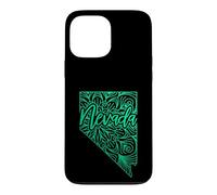 Carte Mandala Florale Nevada Carson City US Coque pour iPhone 13 Pro Max