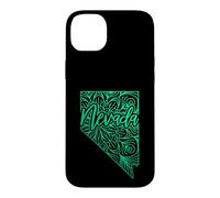Carte Mandala Florale Nevada Carson City US Coque pour iPhone 14 Plus