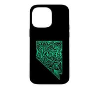 Carte Mandala Florale Nevada Carson City US Coque pour iPhone 14 Pro Max