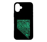 Carte Mandala Florale Nevada Carson City US Coque pour iPhone 16 Plus