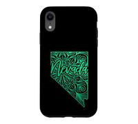 Carte Mandala Florale Nevada Carson City US Coque pour iPhone XR