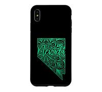 Carte Mandala Florale Nevada Carson City US Coque pour iPhone XS Max