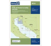Carte marine Adriatique Imray M24 - Golfe de Trieste à Lošinj & Rab (1:220 000)