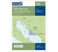 Carte marine Adriatique Imray M26 - De Split à Dubrovnik (1:220 000)