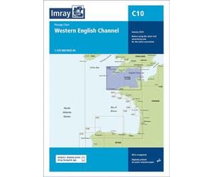 Carte marine C10 - Western English Channel Passage 1/375 | Imray