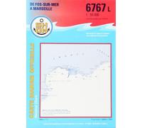 Carte marine : De Fos-sur-Mer a Marseille - 6767 L