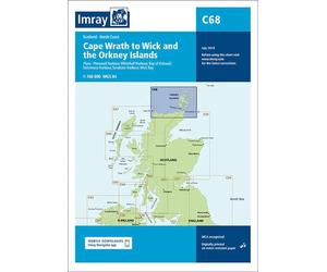 Carte marine Écosse Imray C68 - Cap Wrath à Wick & Orcades (1:160 000)