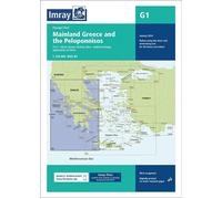 Carte marine G1 - Grèce continentale et Péloponnèse 1:729 000 | Imray