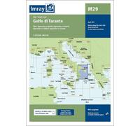 Carte marine Golfe de Tarente Imray M9 - Italie (1:375 000)