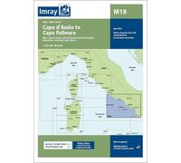 Carte marine Italie Imray M18 - Capo d’Anzio à Capo Palinuro (1:325 000)