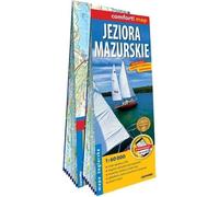 Carte marine laminée en 2 parties des lacs de Mazurie 1:60 000