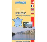 Carte marine : Le Rhône, de Lyon à la Méditerranée