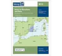 Carte marine M13 - Dénia to Barcelona and Ibiza 1/440 | Imray