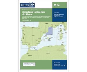 Carte marine M14 - Barcelona to Bouches du Rhône 1/440 | Imray