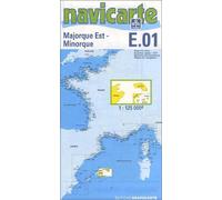 Carte marine : Majorque Est - Minorque