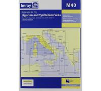 Carte marine Mer Ligure & Mer Tyrrhénienne Imray M40 (1:950 000)
